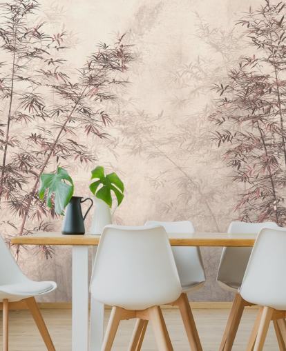 papier peint mural en bambou oriental personnalisable papier peint mural en bambou oriental personnalisable
