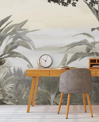 jungle paradise tapet vægmaleri jungle paradise tapet vægmaleri