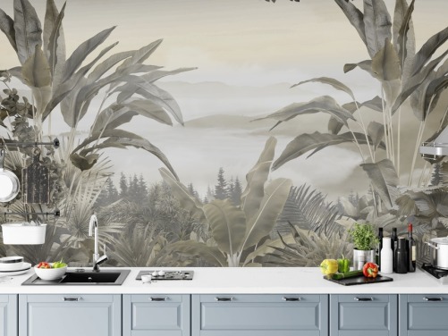 jungle paradise wallpaper mural