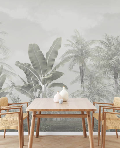 panoramisk vintage jungel tapet veggmaleri panoramisk vintage jungel tapet veggmaleri