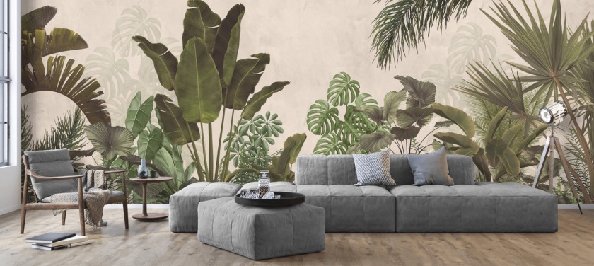 Land of The Jungle - Vintage Jungle Wall Murals | Wallsauce US