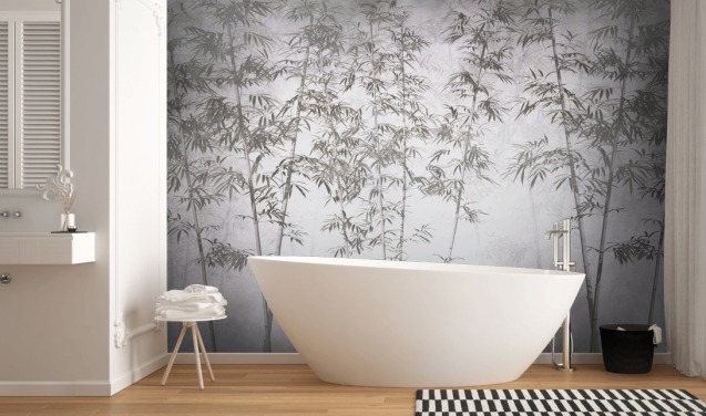 vintage bamboo wallpaper mural
