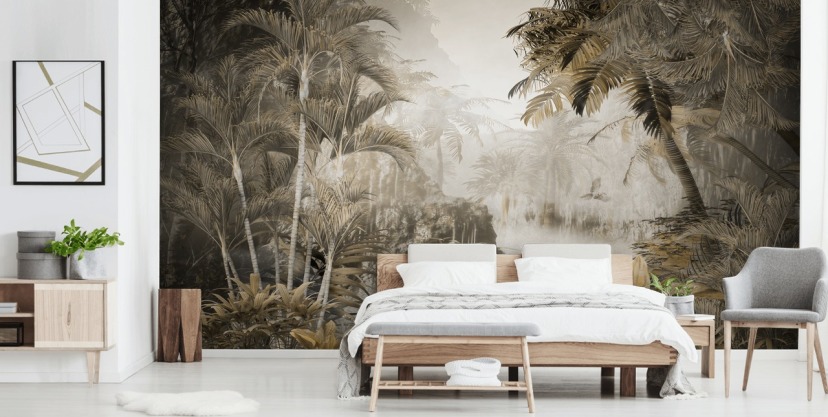 Land of The Jungle - Vintage Jungle Wall Murals | Wallsauce AU