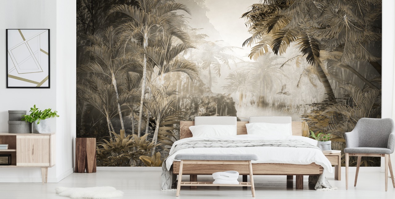 vintage jungle scenic wallpaper wall mural vintage jungle scenic wallpaper wall mural