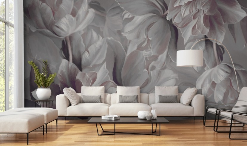 Dark Floral Wallpaper and Wall Murals | Wallsauce UK