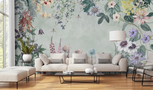 Floral Wallpaper And Flower Wall Murals 