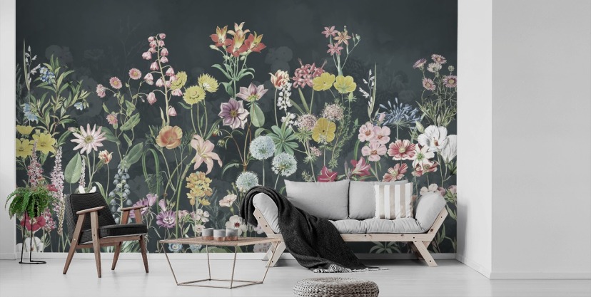 Floral Wallpaper and Flower Wall Murals | Wallsauce UK