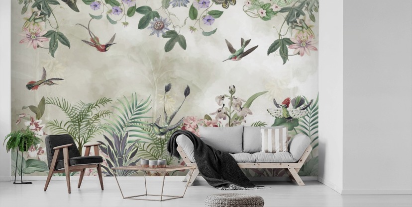 Floral Wallpaper and Flower Wall Murals | Wallsauce UK