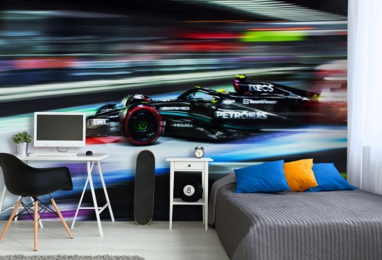 Hamilton in Las Vegas 23 - F1 Wallpaper