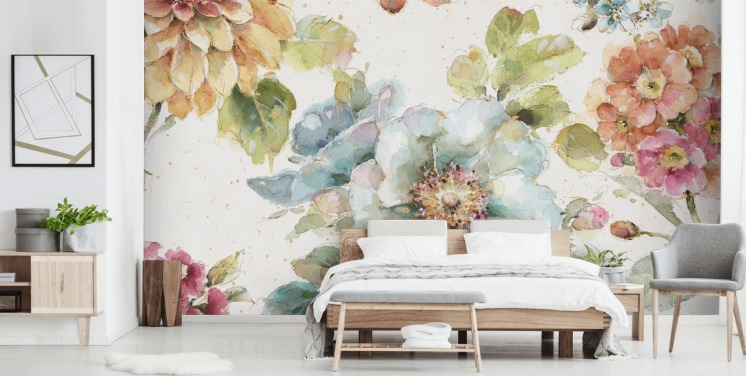 Floral Wallpaper And Flower Wall Murals 