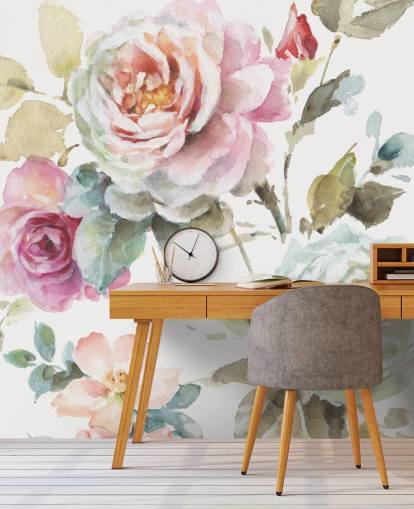 colourful botanical wall mural colourful botanical wall mural