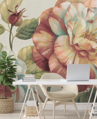 grande fresque murale florale grande fresque murale florale