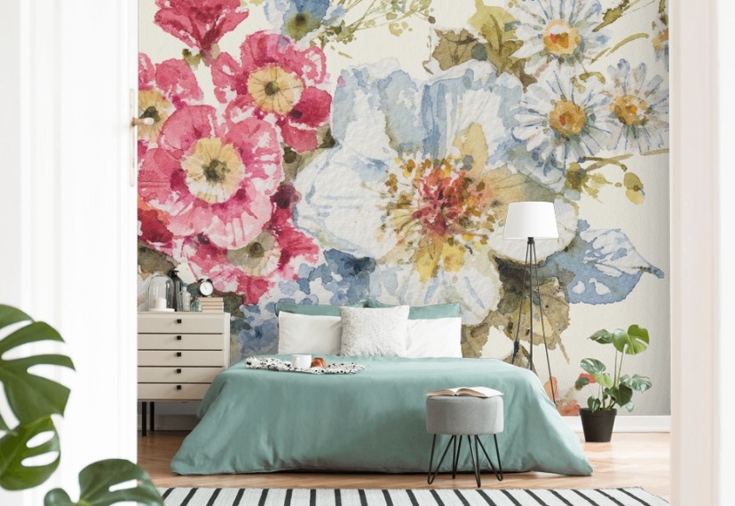 Floral Wallpaper and Flower Wall Murals | Wallsauce UK