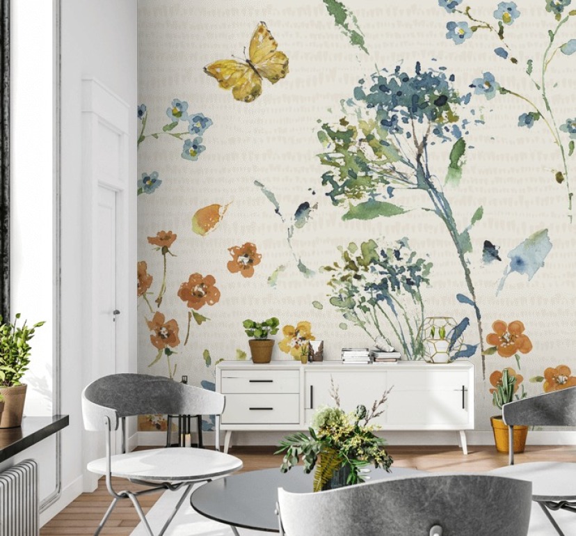 Floral Wallpaper And Flower Wall Murals 