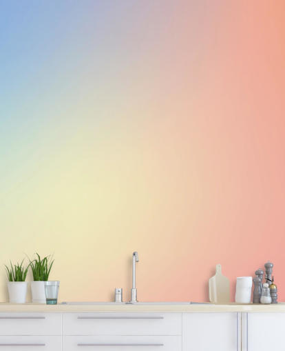 blue, yellow and red ombre wallpaper called Sunny Day for bedrooms and living rooms blue, yellow and red ombre wallpaper called Sunny Day for bedrooms and living rooms
