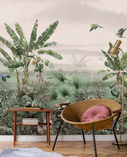 grønn jungel tapet grønn jungel tapet