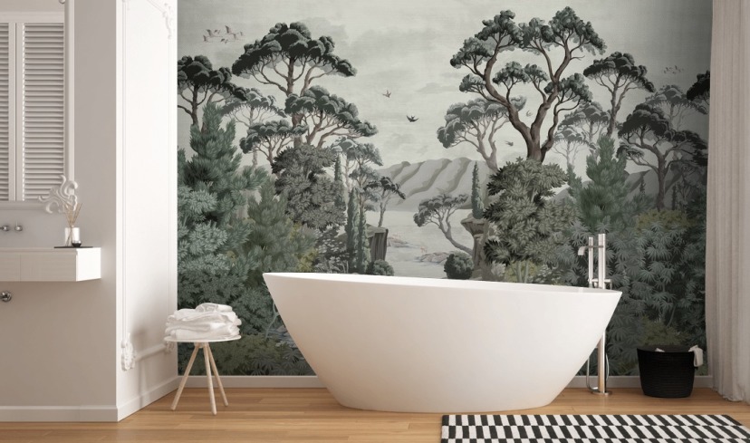 Bathroom Wallpaper Murals | Wallsauce US