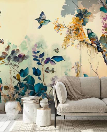 Tropical Birds at Dawn wallpaper Tropical Birds at Dawn wallpaper