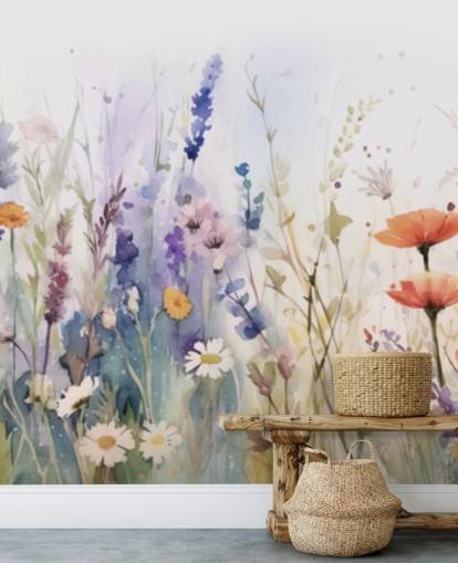 colourful blossoming flower wall mural colourful blossoming flower wall mural