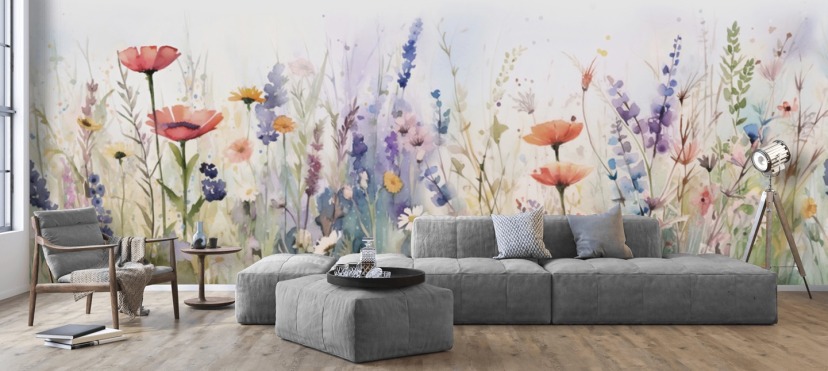 Floral Wallpaper and Flower Wall Murals | Wallsauce US