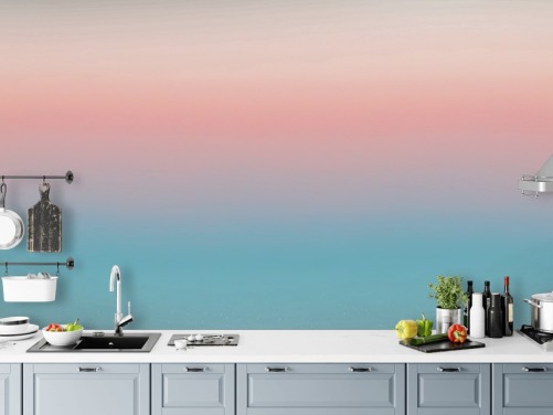 blue and pink ombre wallpaper mural called Coral Ombre