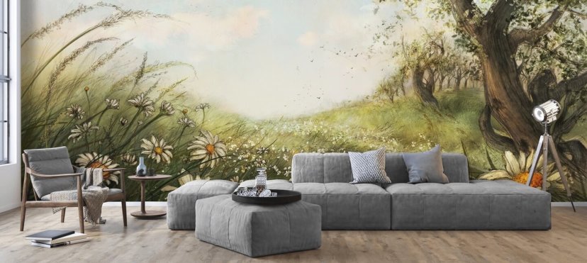 Daisy Wallpaper & Wall Murals | Wallsauce UK