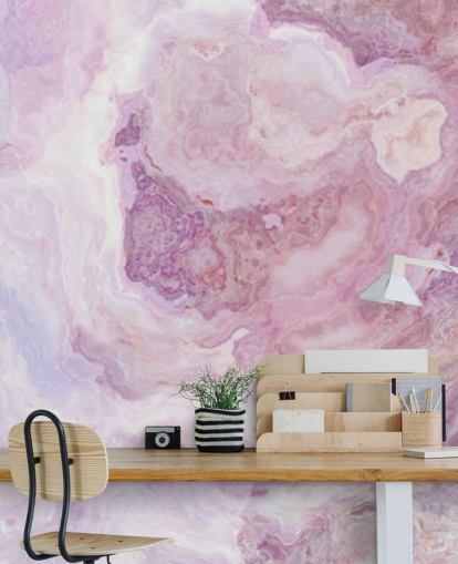 Wandbild aus rosafarbenem und lila Marmor namens Pink and Purple Swirl für Küchen, Badezimmer und Jugendzimmer Wandbild aus rosafarbenem und lila Marmor namens Pink and Purple Swirl für Küchen, Badezimmer und Jugendzimmer