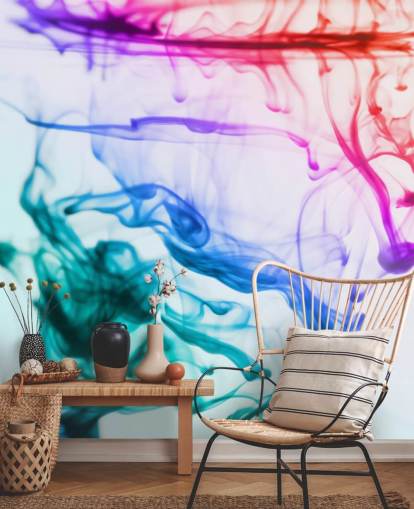 red, purple, green and blue liquid wallpaper mural called Green Blue Purple Fluid red, purple, green and blue liquid wallpaper mural called Green Blue Purple Fluid