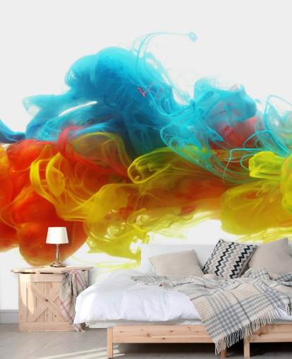 carta da parati liquida colorata chiamata Clouds of Colour per camere da letto e salotti carta da parati liquida colorata chiamata Clouds of Colour per camere da letto e salotti