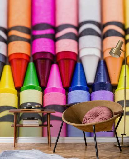 Rainbow Coloured Crayons Wallpaper Rainbow Coloured Crayons Wallpaper