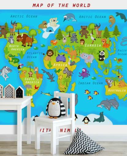 Child Friendly Map Wallpaper Child Friendly Map Wallpaper