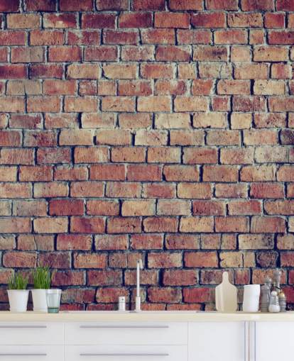 3D Strukturerad tegel effekt väggmålning 3D Strukturerad tegel effekt väggmålning