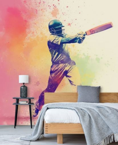 mural de pared de grillo rosa llamado Pink Paint Cricket para dormitorios y negocios de adolescentes mural de pared de grillo rosa llamado Pink Paint Cricket para dormitorios y negocios de adolescentes