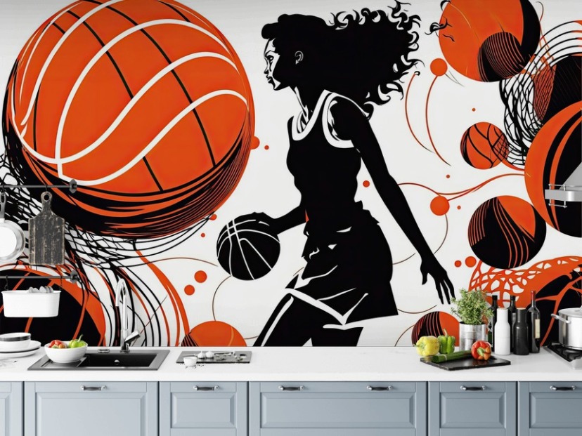 Offers Basketball Wallpaper Wallborder Pattern BZ9422B Lot of 11