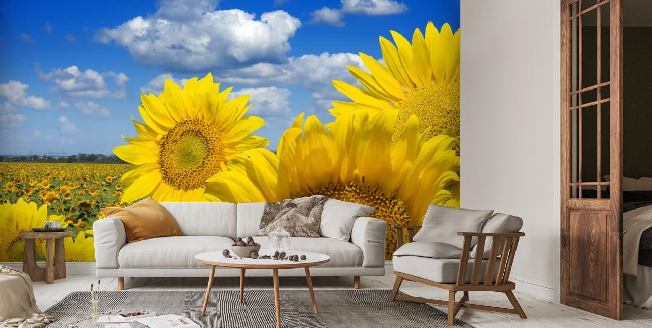 Sunflower wall new arrivals