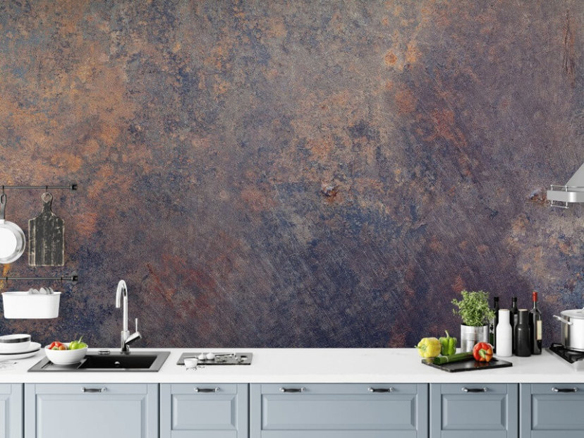 Buy Non-woven Wallpaper in Rust Look in Industrial Style Rust Wallpaper in  Brown Ideal for Kitchen and Hallway 3D Wallpaper With Structure Effect  Online in India - Etsy