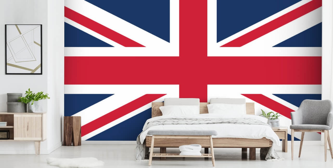 Klassische Union-Jack-Flagge Tapete