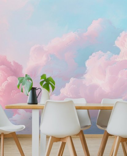 pink cloud wallpaper mural called Abstract Pastel Clouds for bedrooms, living rooms and bathrooms pink cloud wallpaper mural called Abstract Pastel Clouds for bedrooms, living rooms and bathrooms