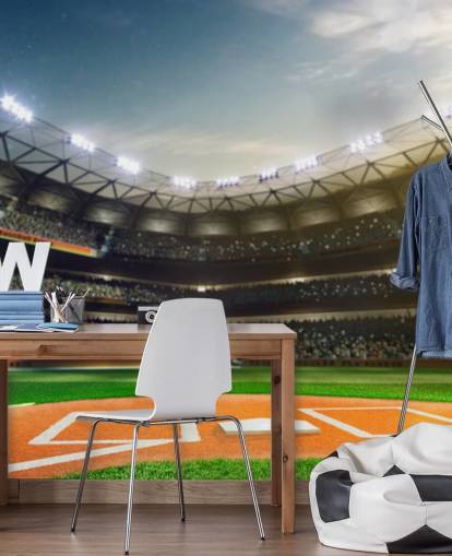 Baseball Stadium at Night Wallpaper Baseball Stadium at Night Wallpaper