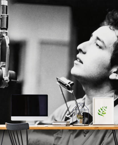 black and white Bob Dylan wallpaper mural for offices, homes and businesses black and white Bob Dylan wallpaper mural for offices, homes and businesses