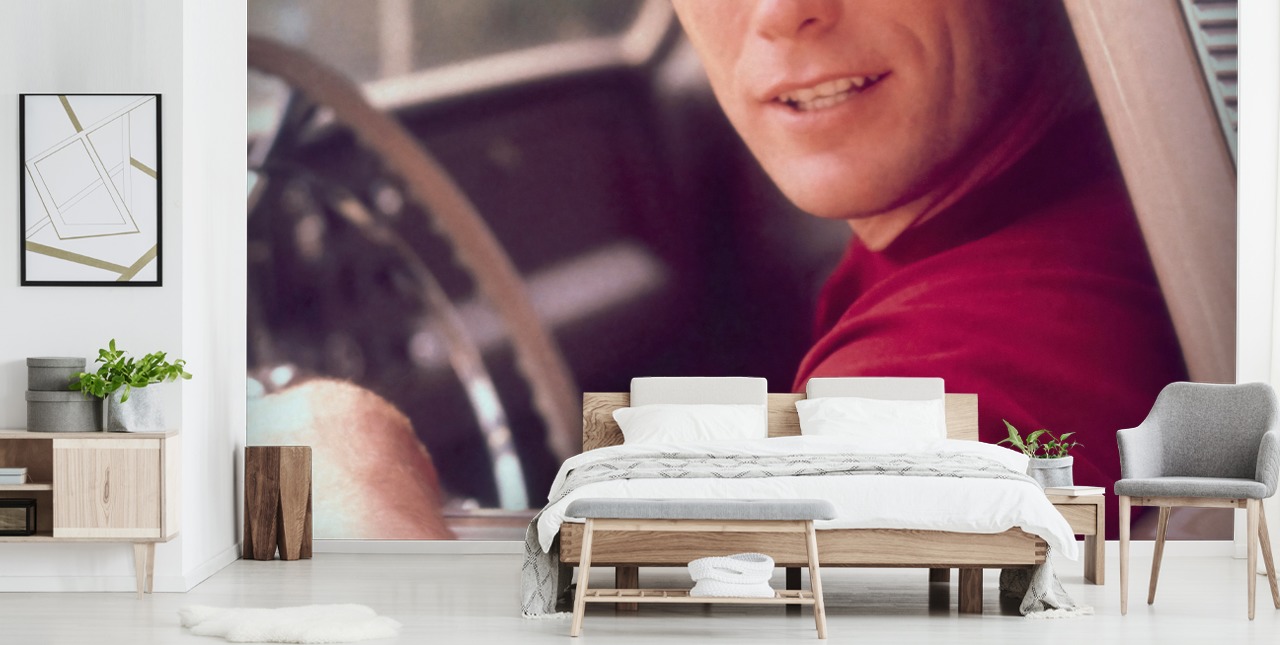 Filmwandbild namens Clint Eastwood II für Schlafzimmer, Wohnzimmer und Heimbüros