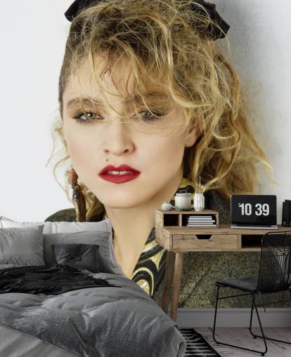 coloured madonna wallpaper mural called Madonna (Desperately Seeking Susan) for bedrooms coloured madonna wallpaper mural called Madonna (Desperately Seeking Susan) for bedrooms