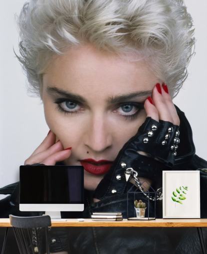 musician wallpaper mural called Madonna (Who's That Girl?) for bedrooms and living rooms musician wallpaper mural called Madonna (Who's That Girl?) for bedrooms and living rooms