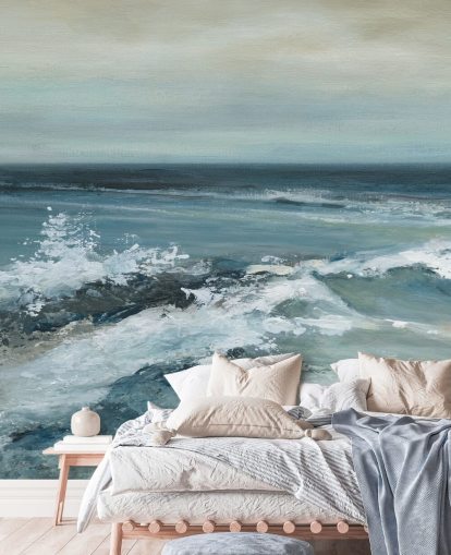 sininen abstrakti valtameren taustakuvamaalaus nimeltä Converging Currents, kirjoittanut Carol Robinson sininen abstrakti valtameren taustakuvamaalaus nimeltä Converging Currents, kirjoittanut Carol Robinson