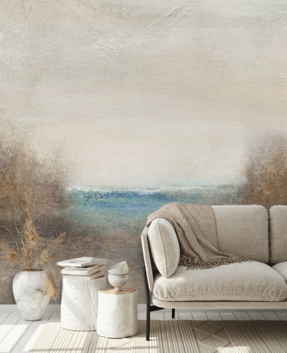 abstract seascape wallpaper mural called Distant Breakers by Carol Robinson abstract seascape wallpaper mural called Distant Breakers by Carol Robinson