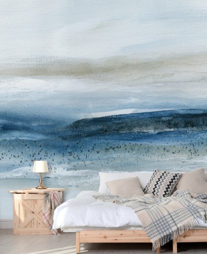 abstract beach wallpaper mural called Pebbled Beach by Carol Robinson for bedrooms, bathrooms and home offices abstract beach wallpaper mural called Pebbled Beach by Carol Robinson for bedrooms, bathrooms and home offices