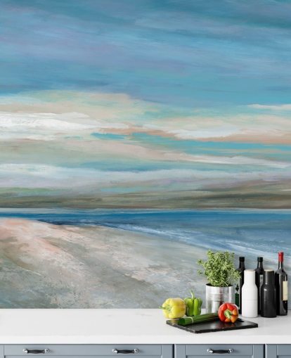 Blaues Ozean-Tapeten-Wandbild namens Vivid Ocean Colours von Carol Robinson für Schlafzimmer und Wohnzimmer Blaues Ozean-Tapeten-Wandbild namens Vivid Ocean Colours von Carol Robinson für Schlafzimmer und Wohnzimmer