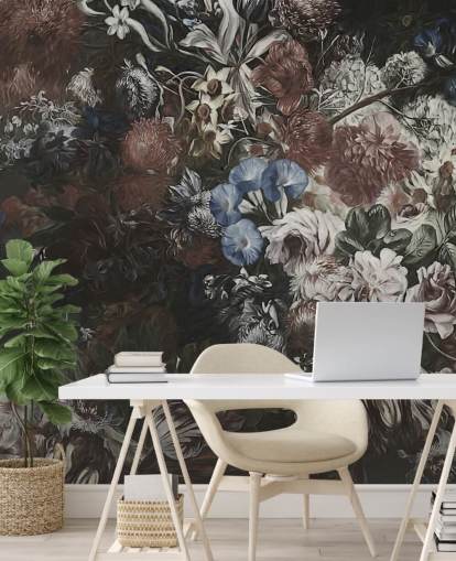 grand papier peint floral appelé Very Big Bouquet de Marina Stupakova pour les chambres et les salons grand papier peint floral appelé Very Big Bouquet de Marina Stupakova pour les chambres et les salons