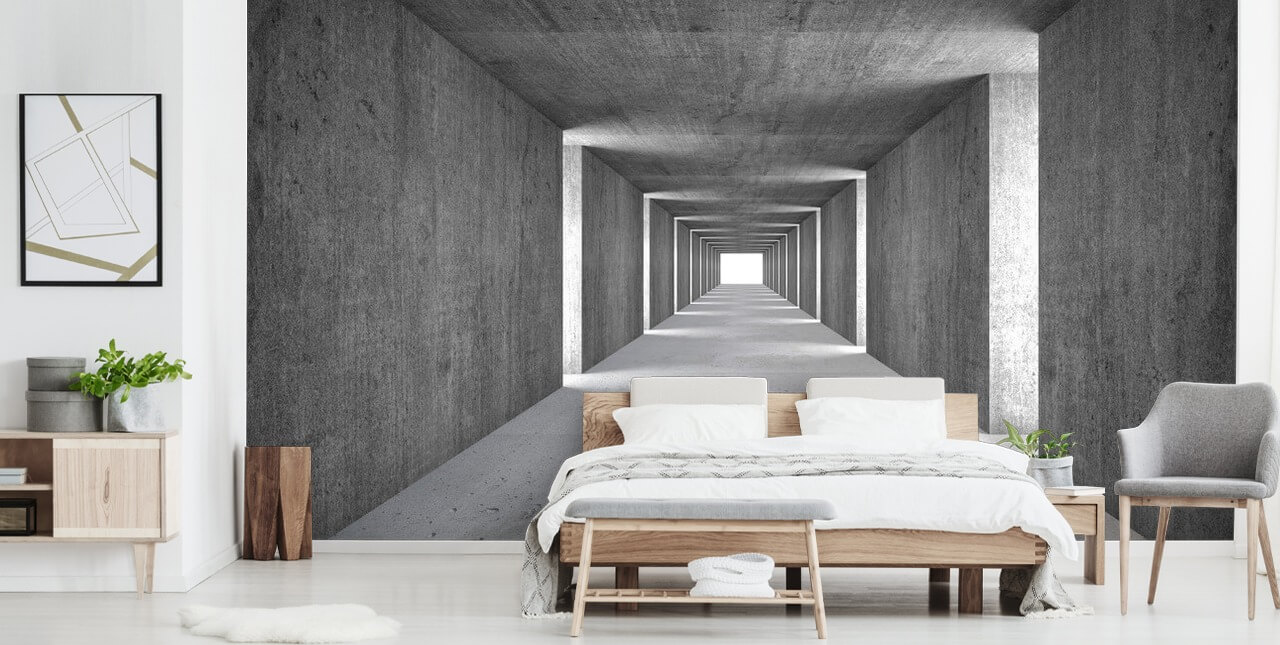 Tapeten-Wandbild „Never Ending Corridor“