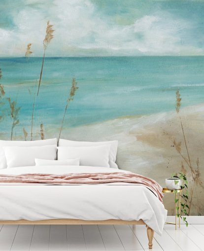 abstract sea wallpaper mural called Seagrass Seascape by Carol Robinson for living rooms, bedrooms and bathrooms abstract sea wallpaper mural called Seagrass Seascape by Carol Robinson for living rooms, bedrooms and bathrooms